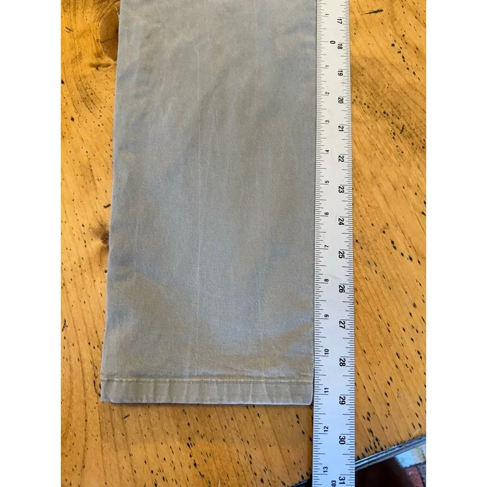 Rhone Pants Mens 31x29 Khaki Stretch Five Pocket Casual Chino Pants Travel